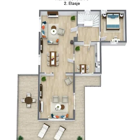 4 Bedroom Beautiful House In Center Appartamento